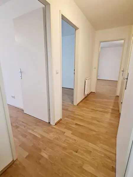 EIGENGARTEN, LORYSTRASSE, 75 m2 Neubau mit 23 m2 Garten, 2 Zimmer, Wohnküche, Wannenbad, Parketten, 1. Liftstock