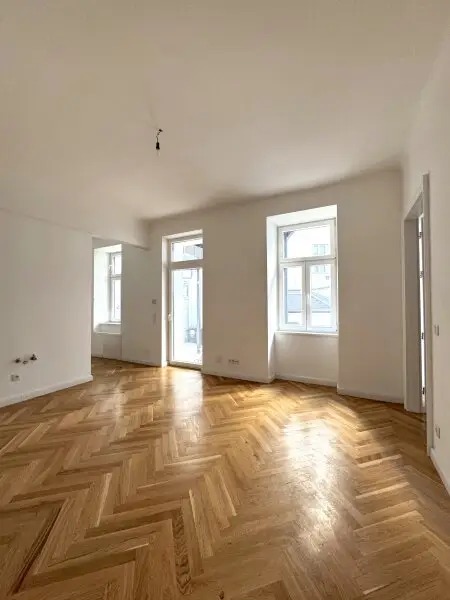 Exklusive 2-Zimmer-Terrassenwohnung im generalsanierten Altbau – Erstbezug mit hochwertiger Ausstattung in 1050 Wien