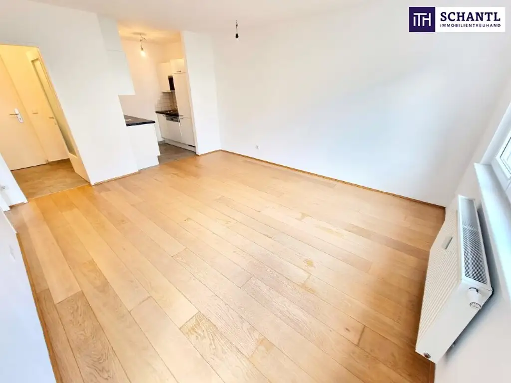Klein wohnen - groß genießen! Hofseitige Neubauwohnung mit Balkon und Grünblick! Perfekte Raumaufteilung + Beste Vermietbarkeit + Garagenplatz optional! Jetzt zugreifen!