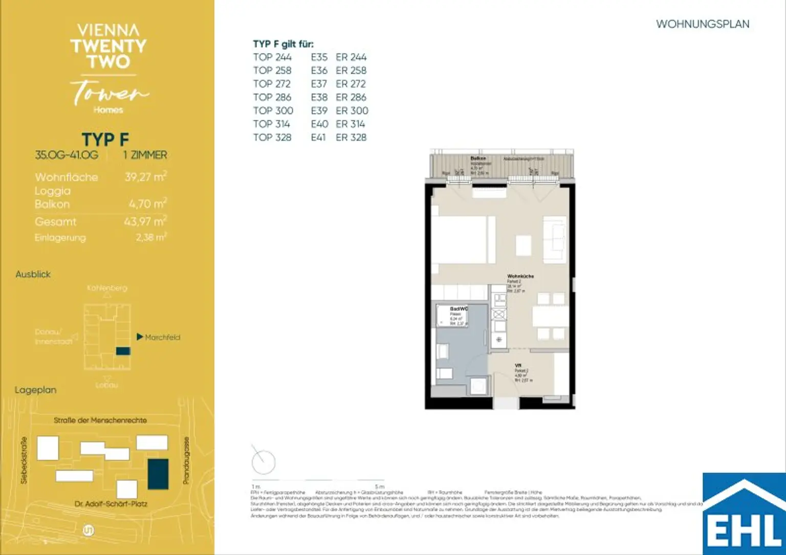 Erstbezug I TOWER HOMES bei der U1 *Rooftop-Pool inklusive*