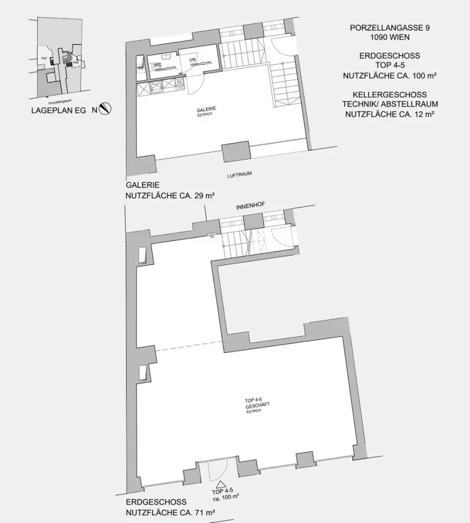 Geschäftslokal in toller Lage - Servitenviertel