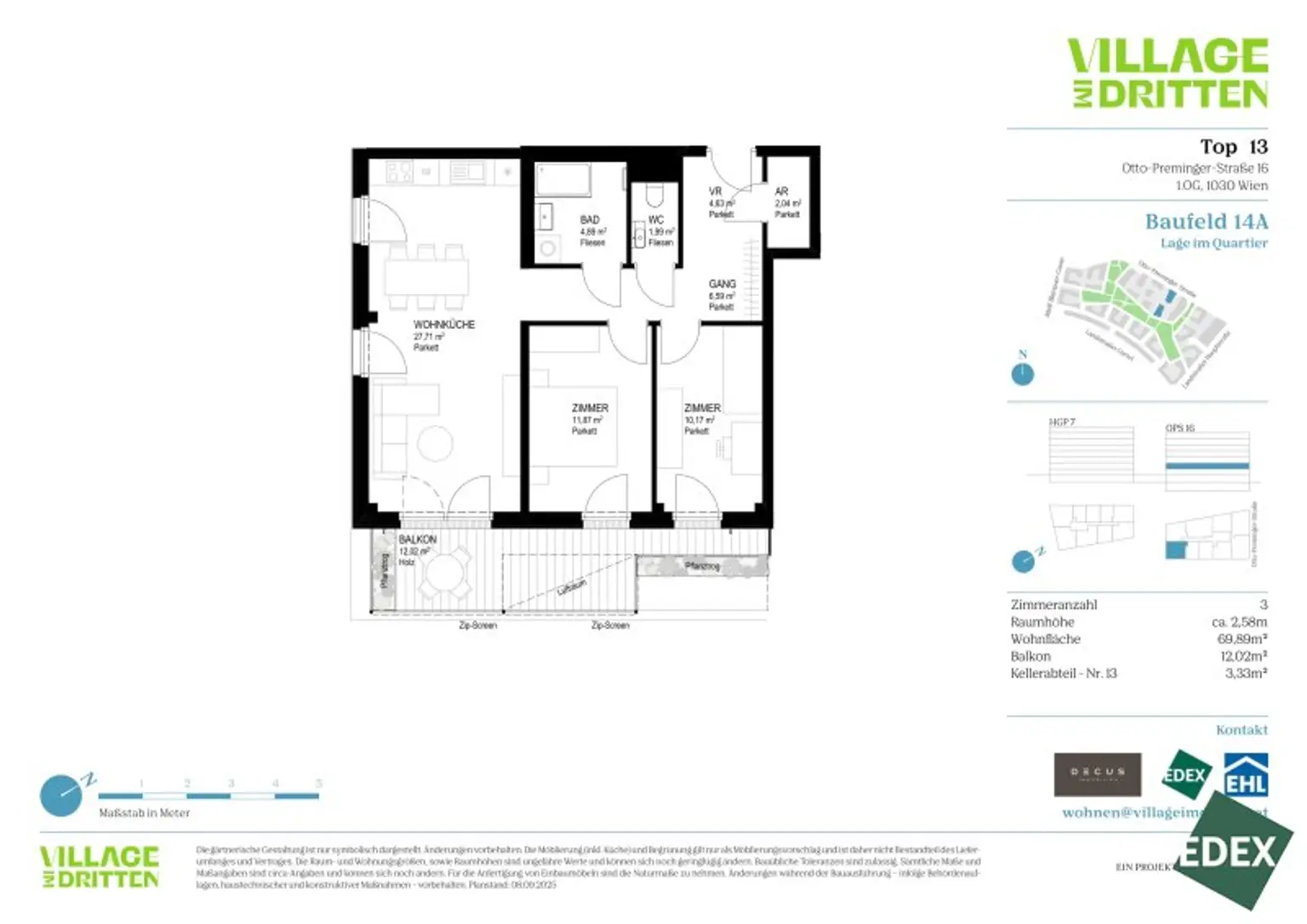 VILLAGE IM DRITTEN | BAUFELD 14A | NATÜRLICH DRAUSSEN | ANLEGER