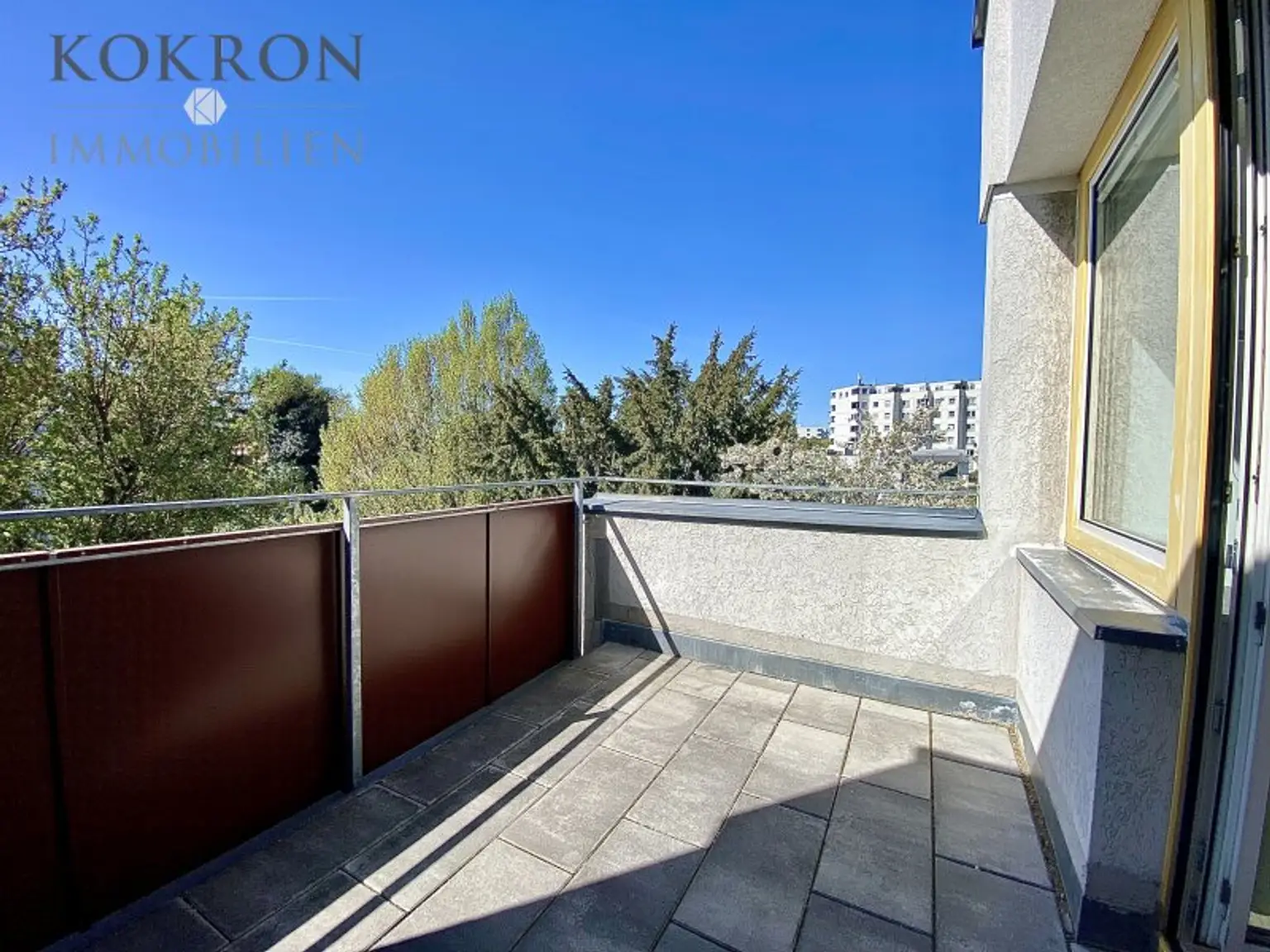 Süd-Terrasse mit Grünblick