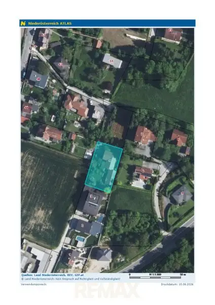 Orthofoto (Quelle: NÖ-Atlas)