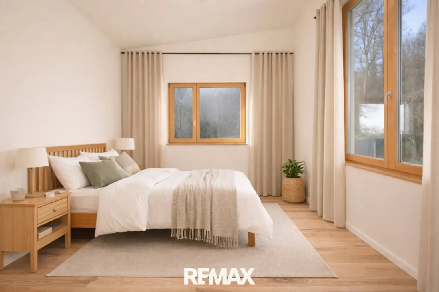 Schlafzimmer (virtuell eingerichtet)