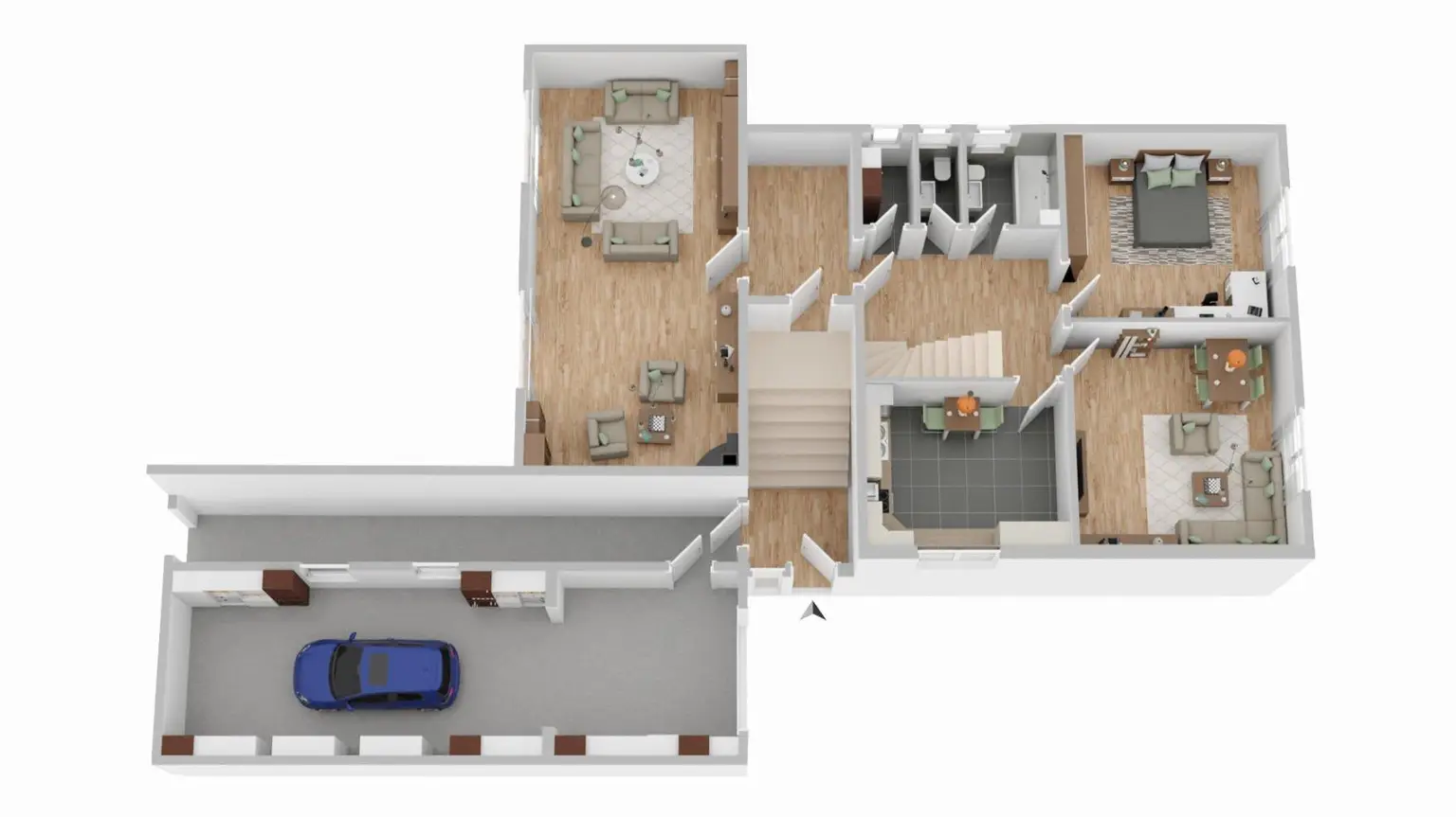 42. Einfamilienhaus 2000 Stockerau - Grundriss