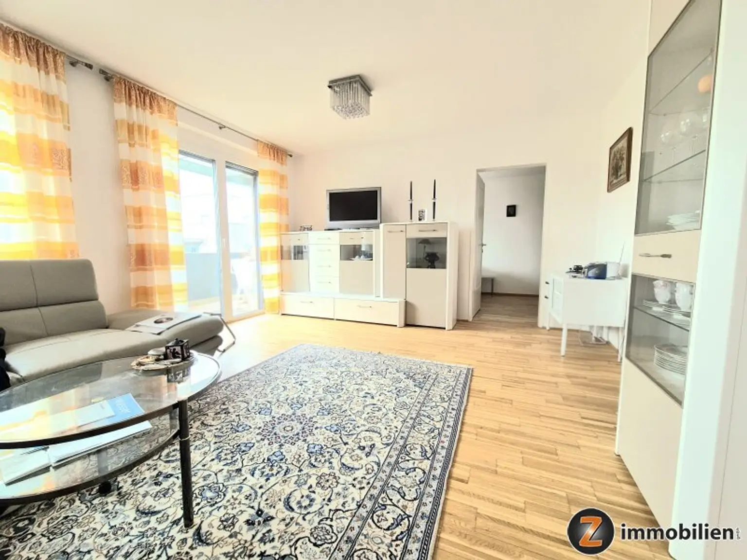 Der lichtdurchflutete Wohnraum