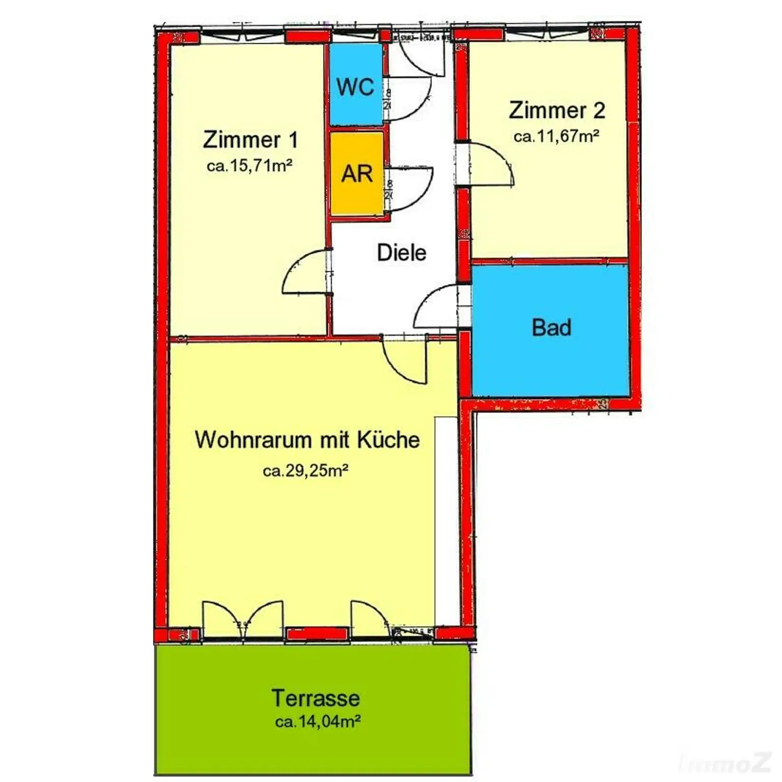 Provisionsfreie 3-Zimmerwohnung mit Terrasse und Tiefgarage Nähe LKH/Med-UNI - Leonhardstraße zu vermieten!