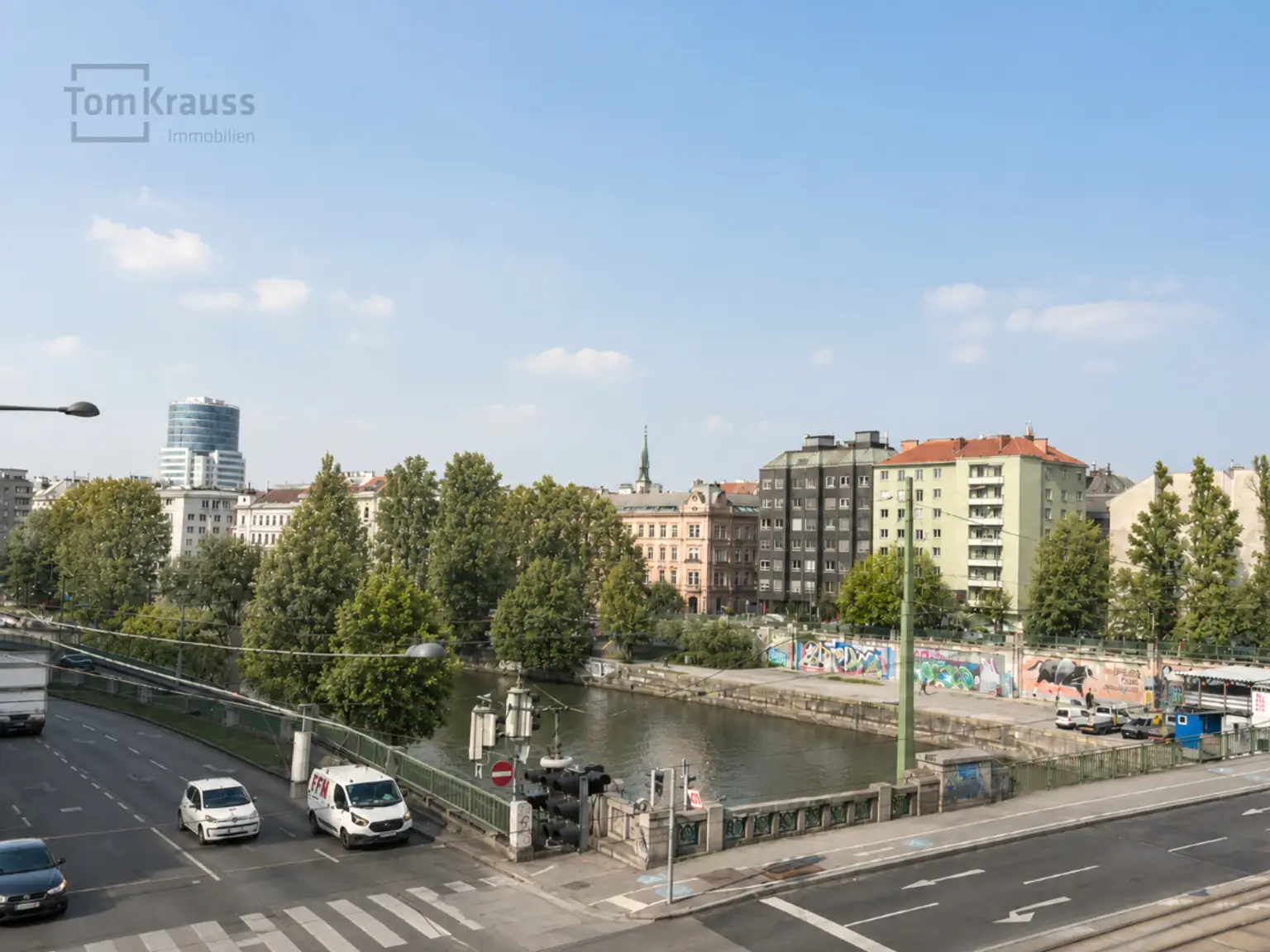 Ausblick Donaukanal