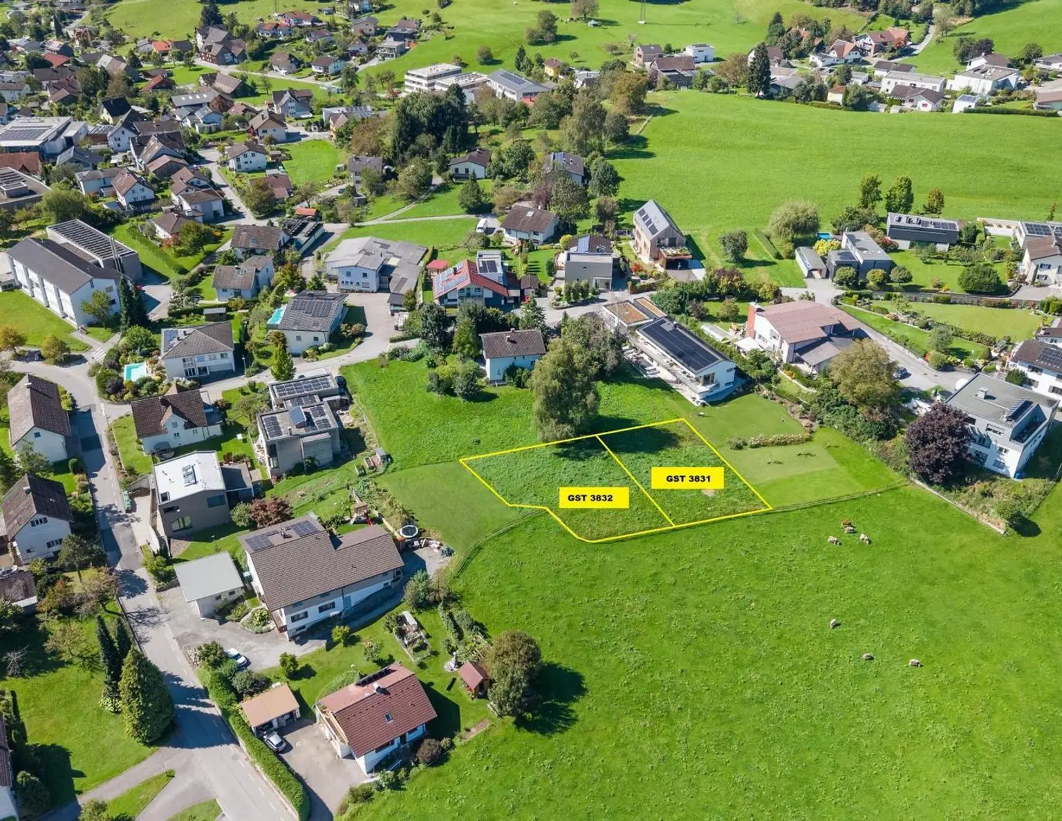 Bauprojekt mit Aussicht - Grundstücke in Toplage