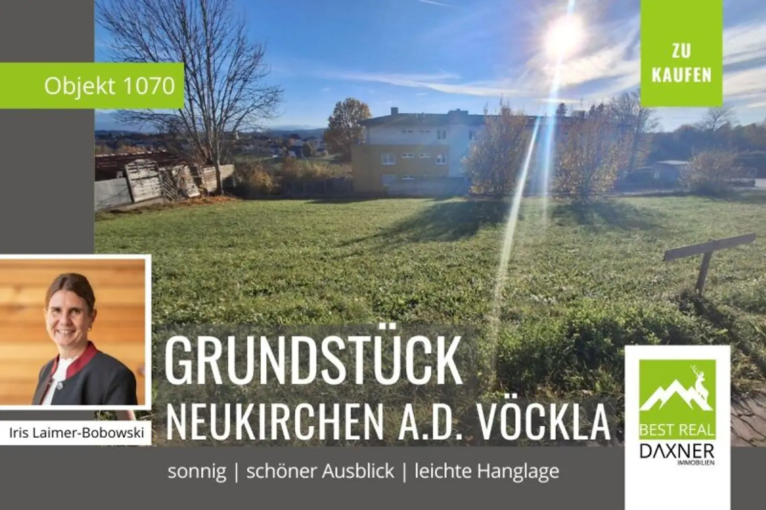 Sonniges Grundstück in ruhiger Siedlungslage