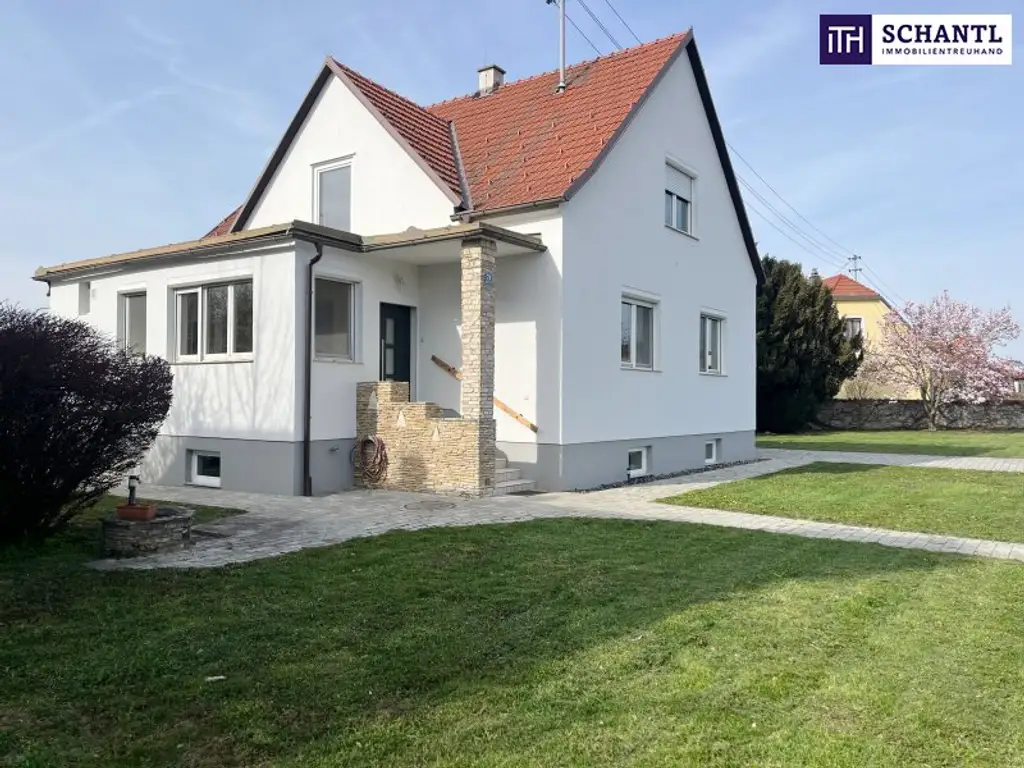 Ein Zuhause mit Raum für Leben, Generationen und Zukunft! Vielseitiges Ein- bis Zweifamilienhaus auf großem Grundstück nahe Lutzmannsburg!