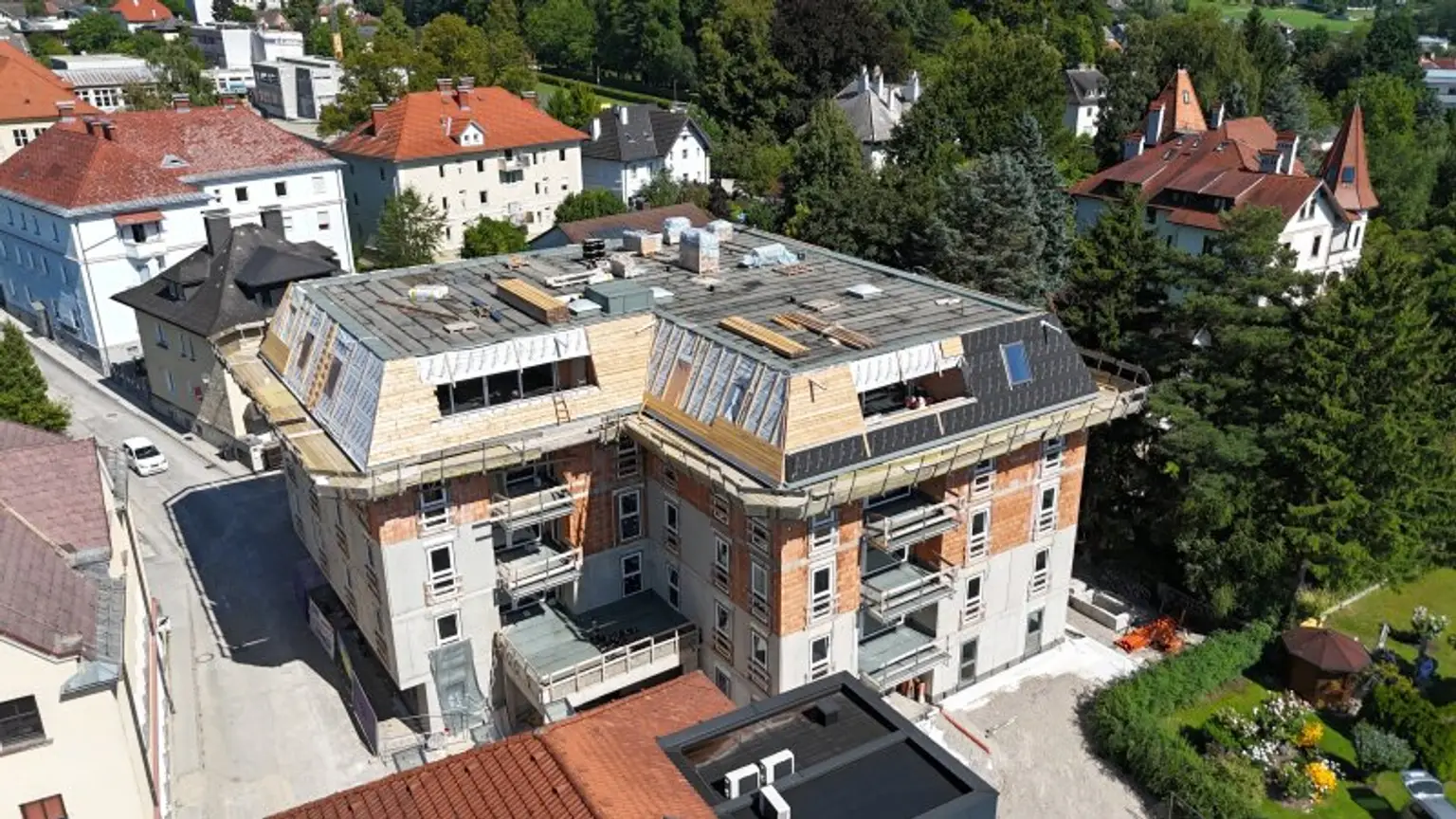 Neubauprojekt "STADTHAUS D2" Kirchdorf - Rohbau fertig