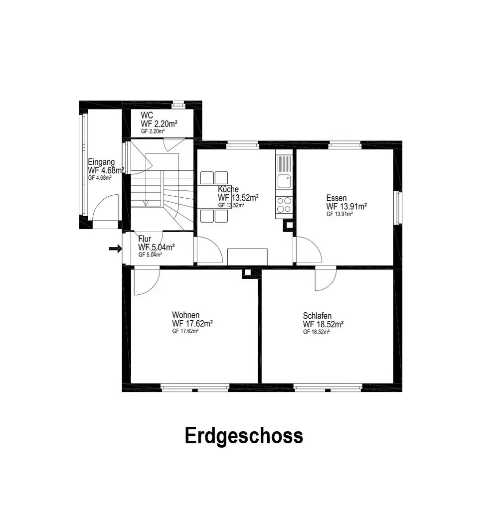 Grundriss Erdgeschoss
