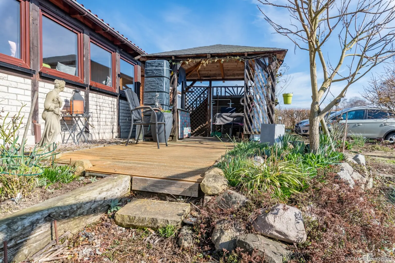 EG Hp - (Außen) - Überdachte Terrasse, straßenseitig