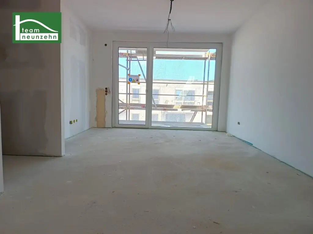 Dachgeschosswohnung mit Klimaanlage! 2-Zimmer-Erstbezug! FLORIANI – Quartier am Tullnerfeld