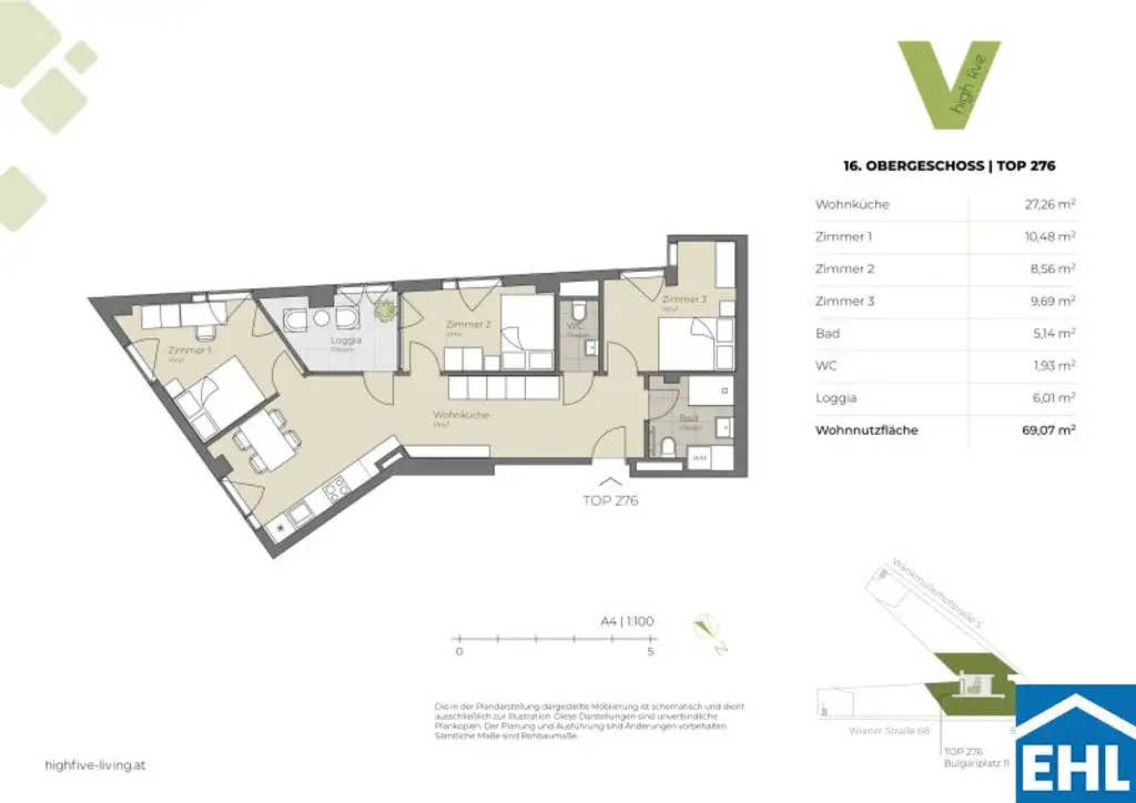 High Five – Urban Living in Linz!