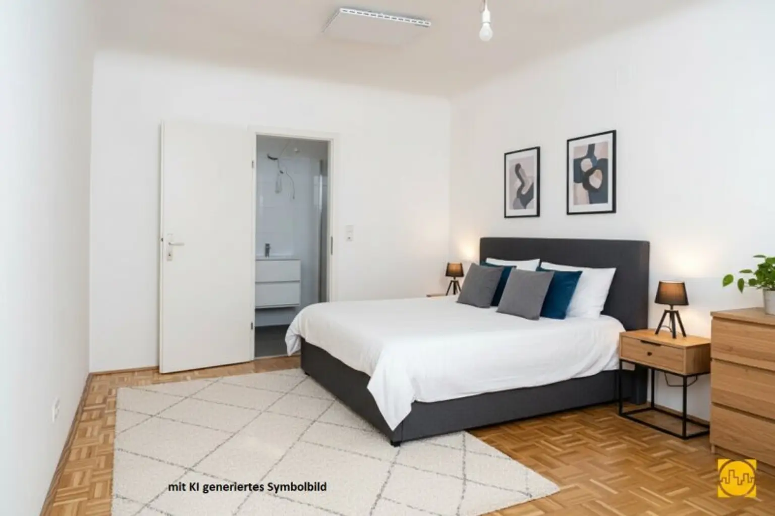 PROVISIONSFREI: Generalsanierte 2-Zimmer-Wohnung in Ruhelage mit Grünblick