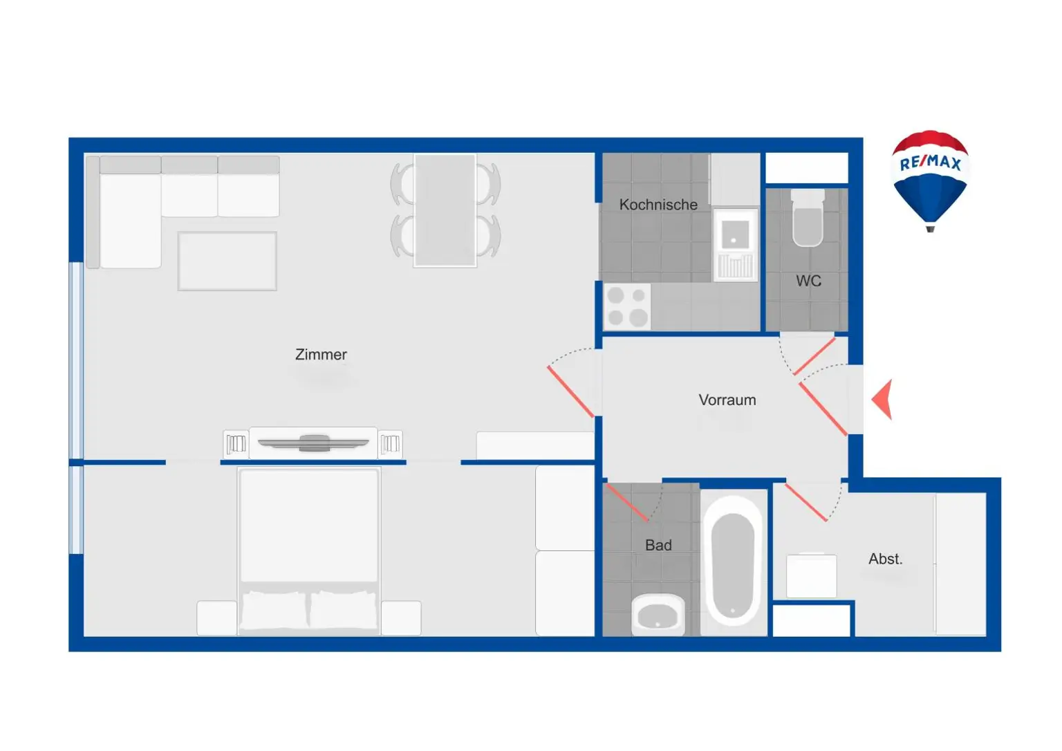 "Das sind ja schöne Aussichten!"- 2-Zimmer-Eigentum in ruhiger Lage!