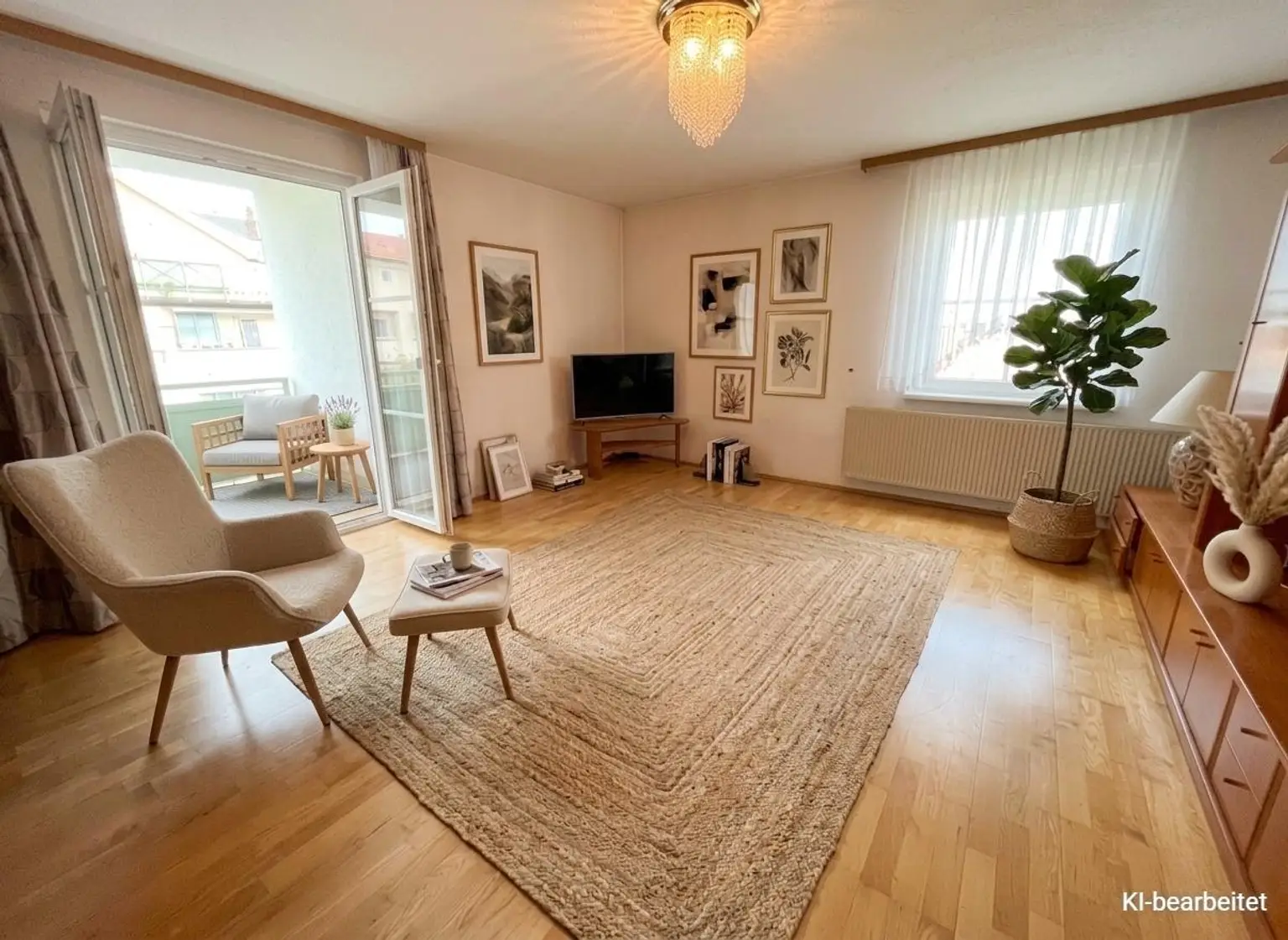 KI-Visualisierung - Wohnzimmer