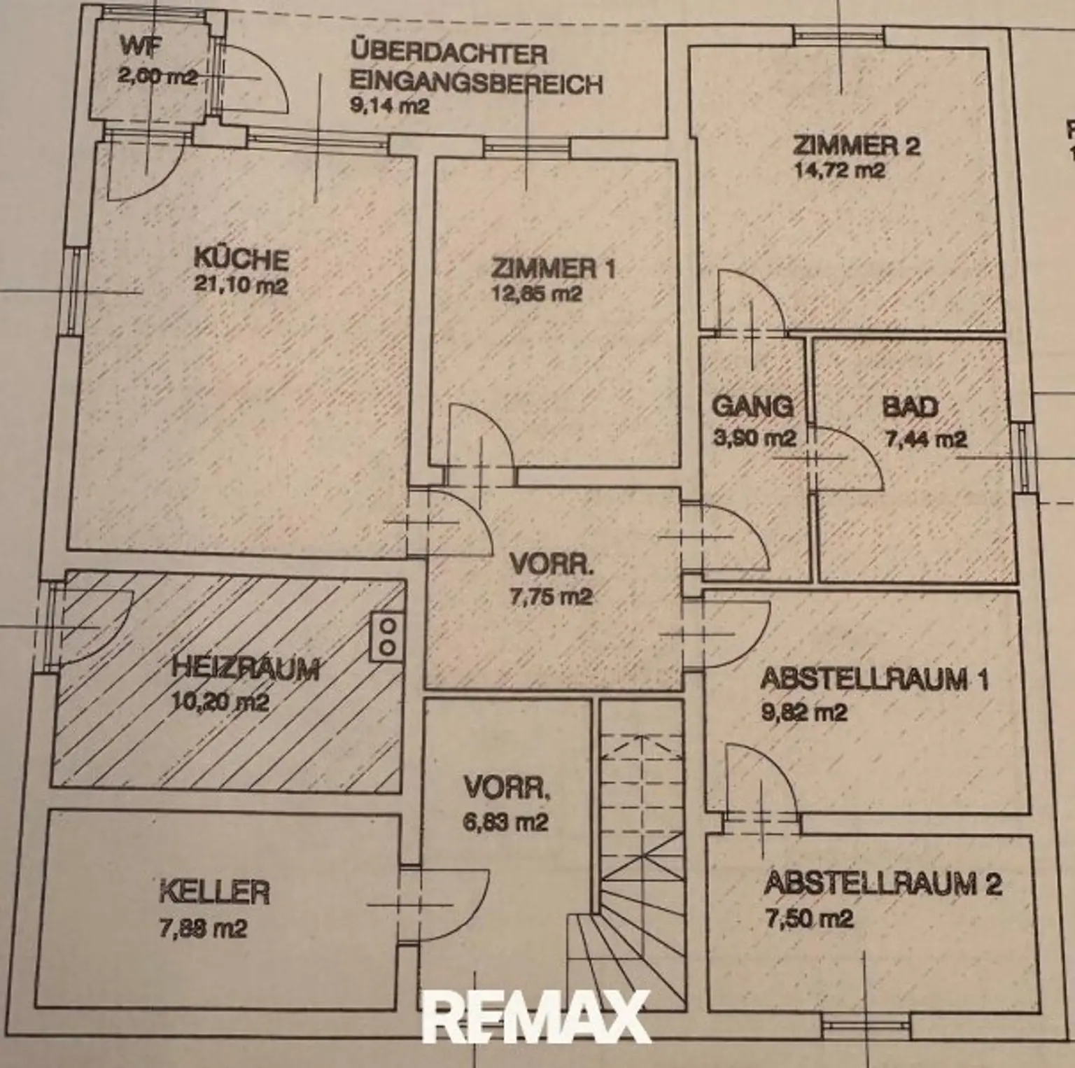 Grundriss Keller  schematisch