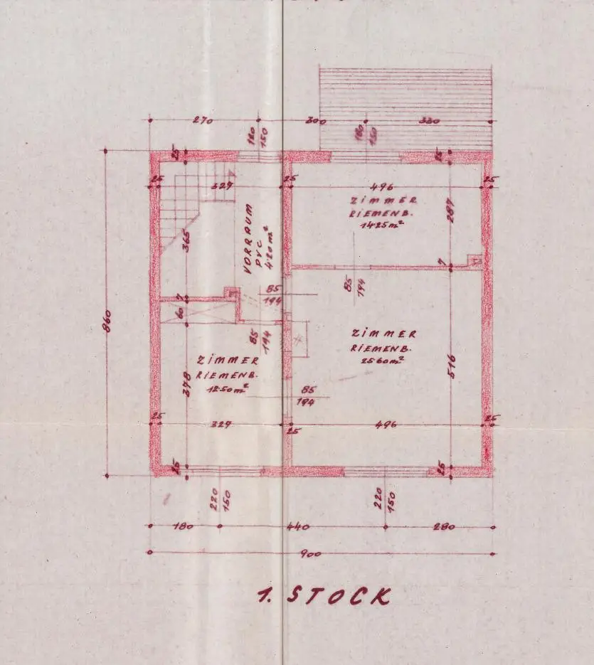 Plan Grundriss OG