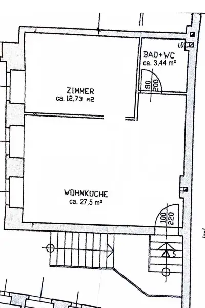 Grundriss Skizze