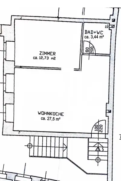 Grundriss Skizze