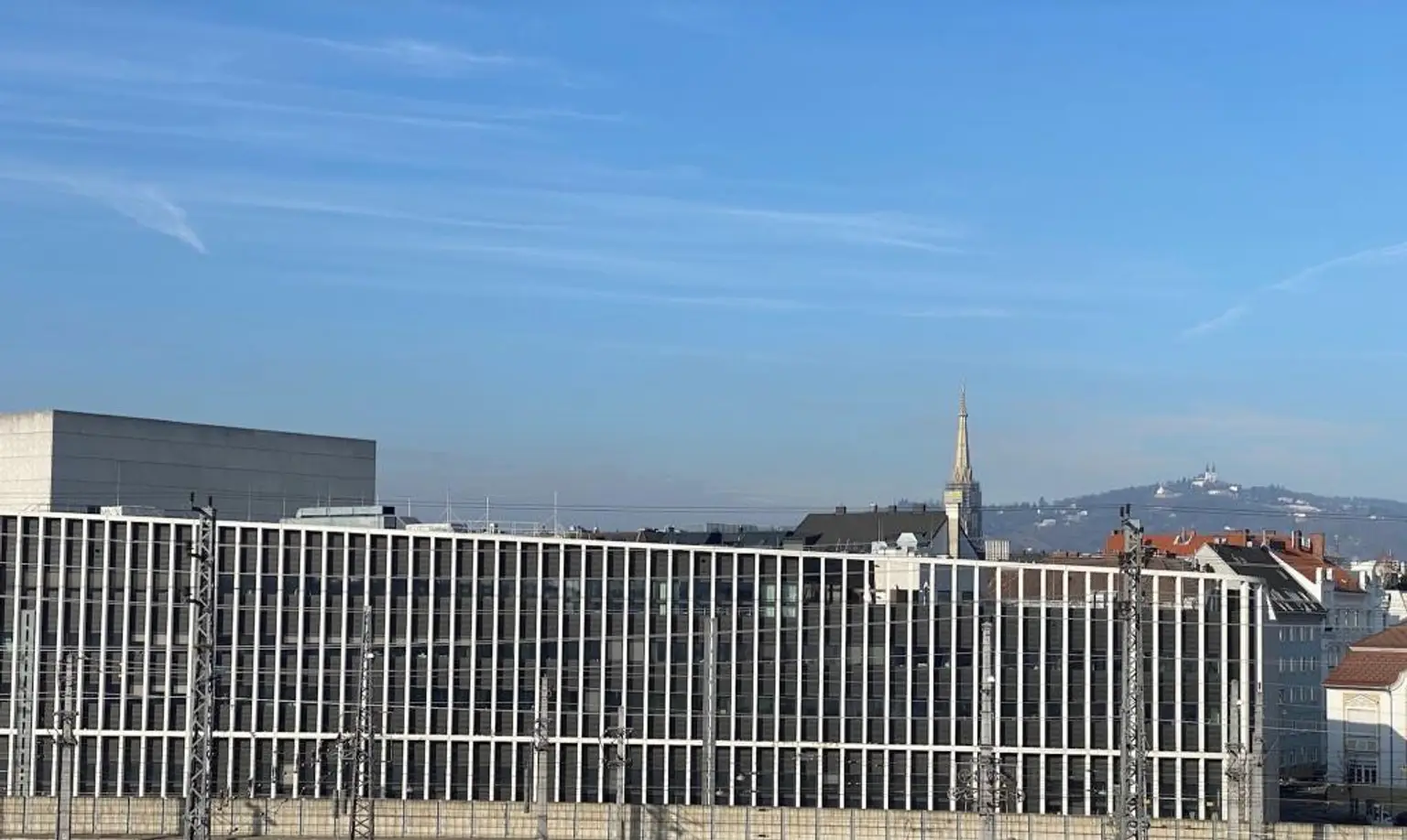 Aussicht von der Dachterrasse