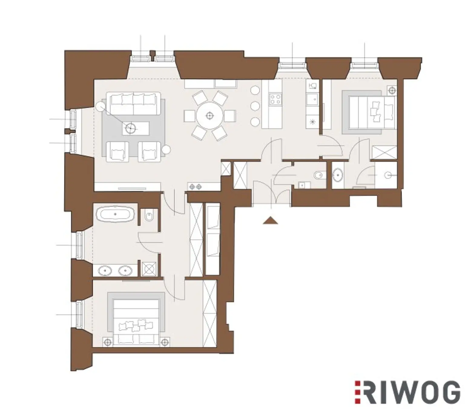 LUXUS-ALTBAUWOHNUNG am Börseplatz 1, 1010 Wien