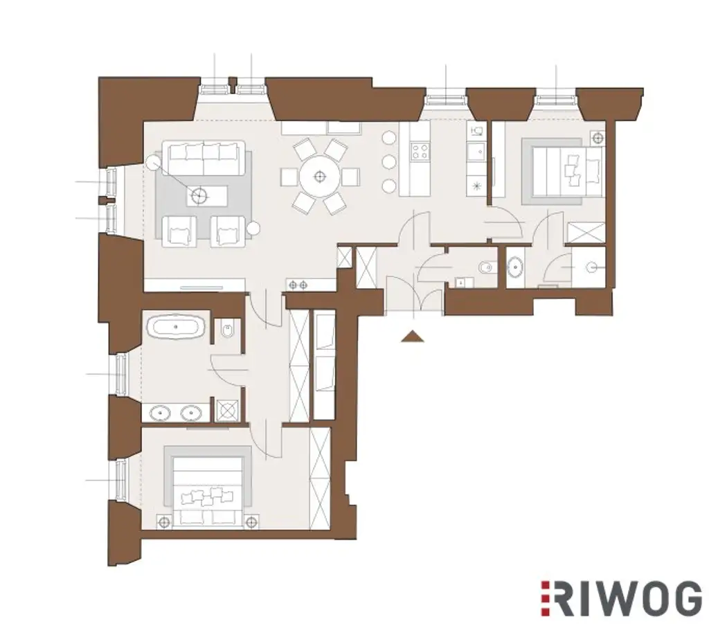 LUXUS-ALTBAUWOHNUNG am Börseplatz 1, 1010 Wien