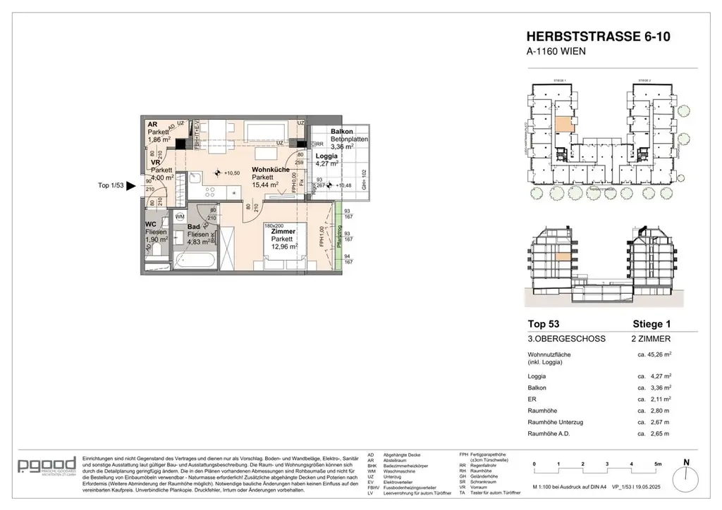 2 Zimmer kompakt & cozy: U6 Burggasse - WOHNEN AM PARK - Urban & Grün