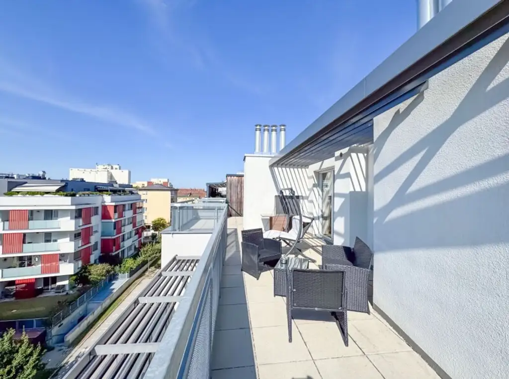 Exklusive 3-Zimmer-Maisonette mit traumhafter Terrassenfläche im Zentrum von Schwechat