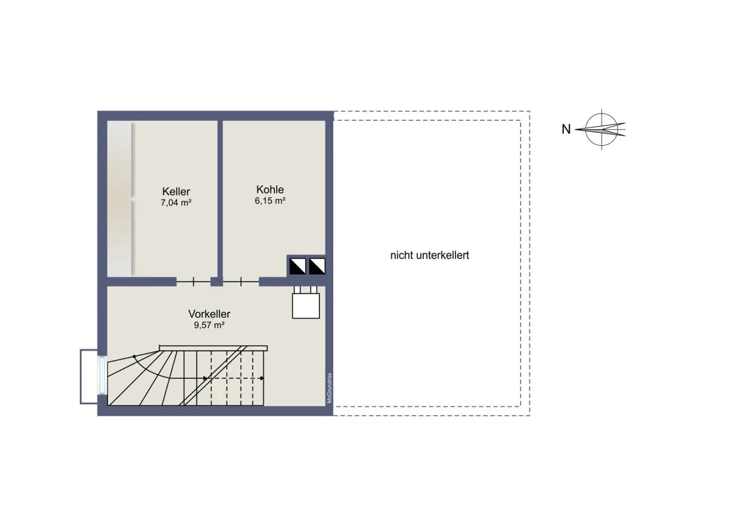 schematischer Grundriss KG