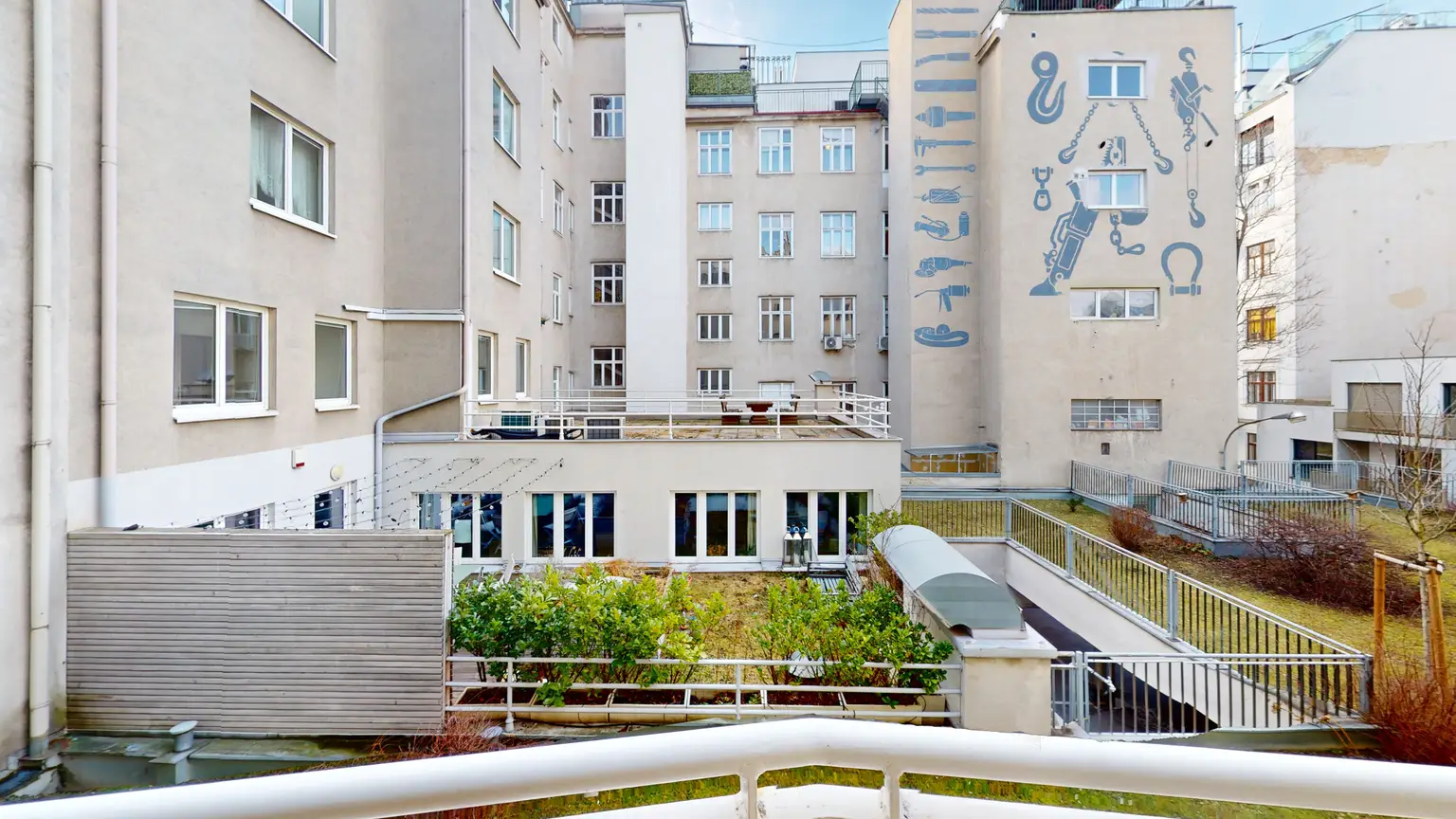 Zentrale moderne 2 Zimmer Wohnung - Ruhelage