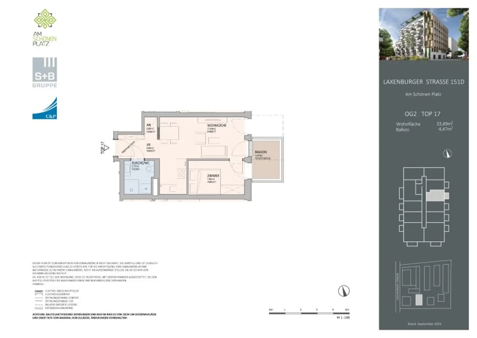 Moderne 2-Zimmer-Wohnung mit Balkon in ruhiger Lage