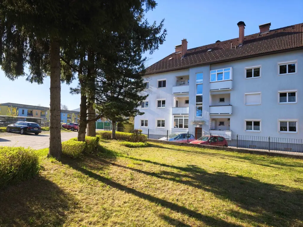 Sanierte 3-Zimmer-Wohnung mit Balkon, Parkplatz & großem Kellerabteil in Spittal an der Drau