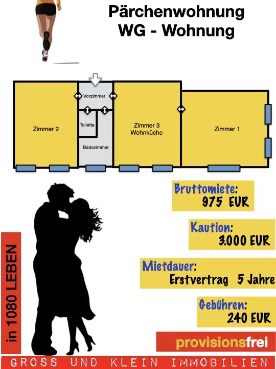 in der Josefsstadt
Pärchen- od. WG - Wohnung
Erstbezug nach Adaptierung