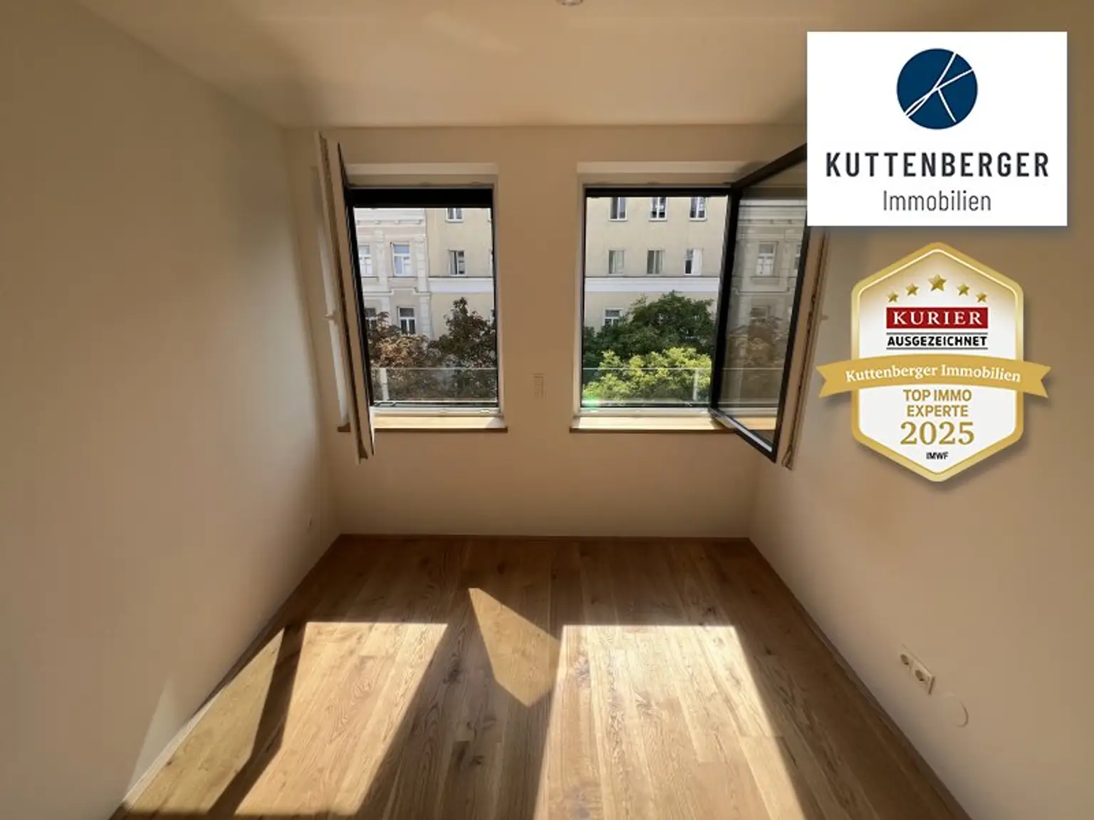 *Superprojekt: "Über den Baumwipfeln" Top 43  Erstklassige 3-Zimmer Wohnung mit Blick auf die Kastanienbäume + Balkon