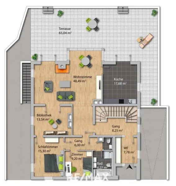 Elegante Villa im Landhausstil mit Riesengarage