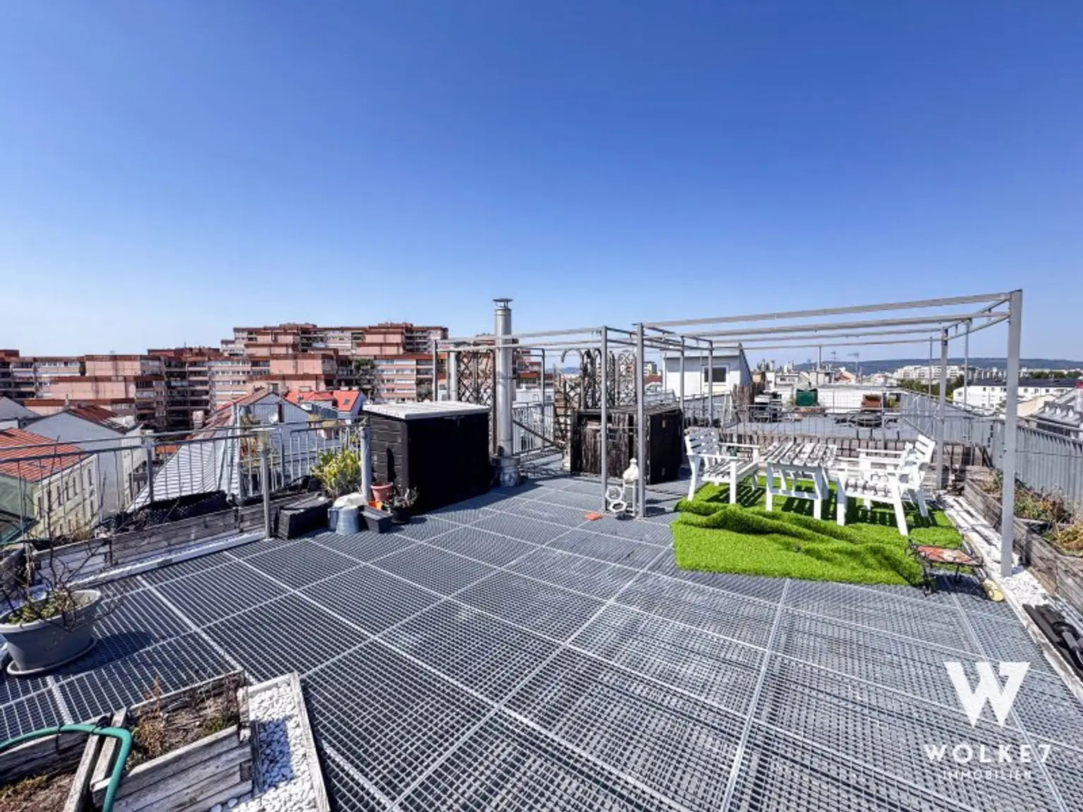 Dachterrassenwohnung mit 360° Panorama | 63m² Dachterasse | Am Spitz