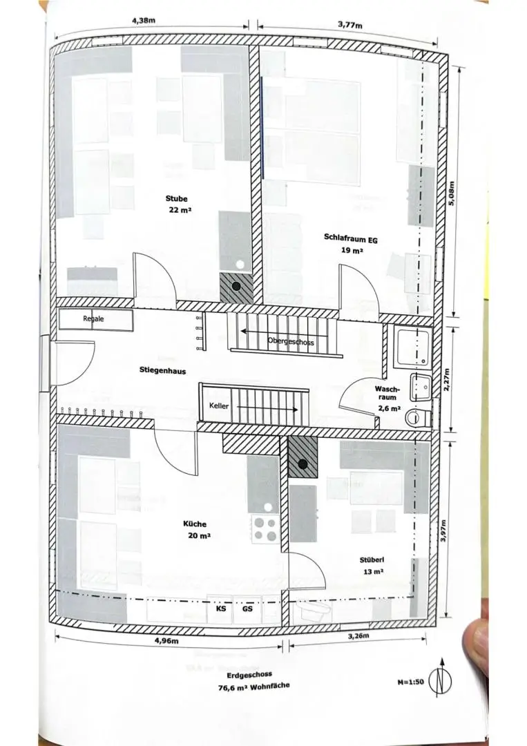 altes Bauernhaus Erdgeschoss