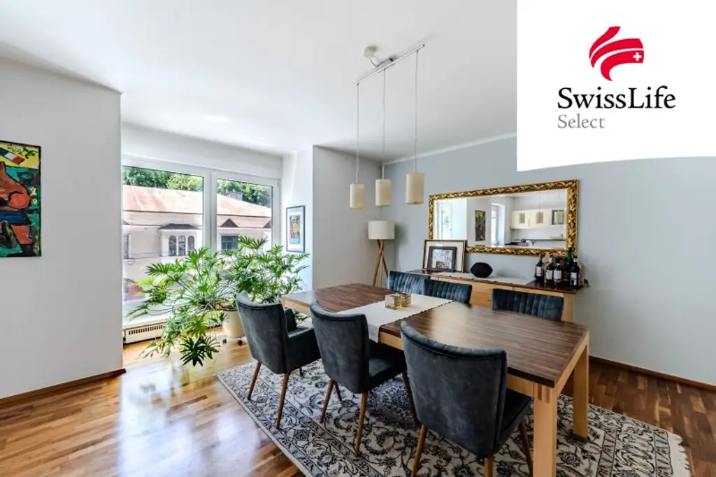 Großzügige & stilvolle Maisonette mit sonniger Dachterrasse
