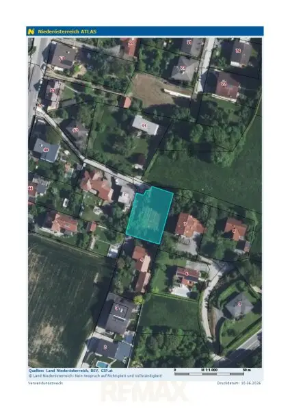 Orthofoto (Quelle: Nö-Atlas)