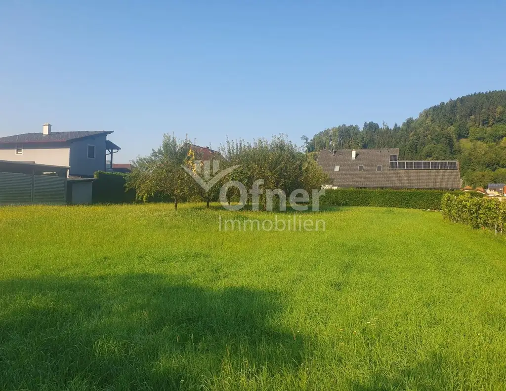 Baugrundstück mit Freiland in ruhiger Stadtrandlage