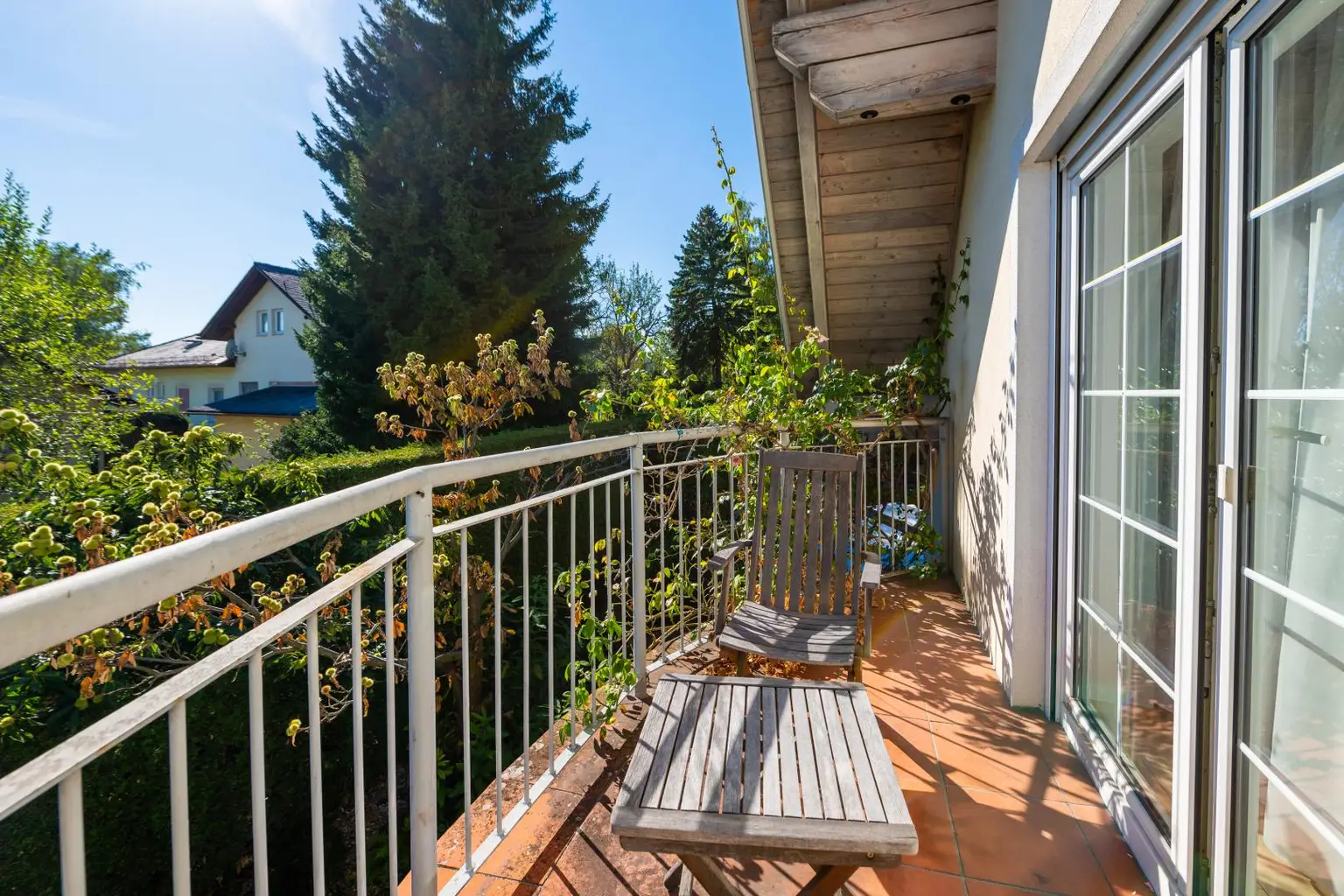 Balkon nach Westen