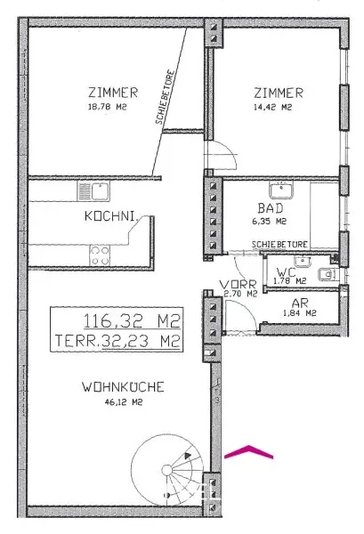 SPEKTAKULÄR! DG-Maisonette mit 5,20m Deckenhöhe & traumhafter Galerie – Wohnen wie im Loft mit großer Terrasse!