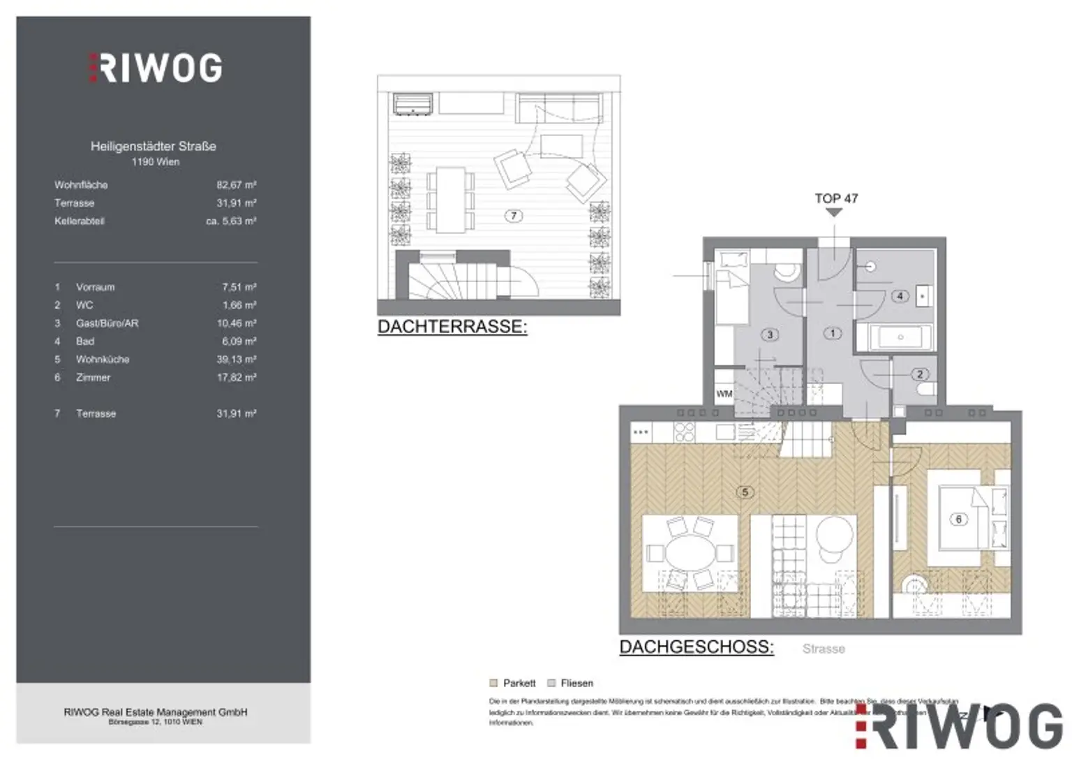 ROOFTOP LIVING - 32M² PRIVATE DACHTERRASSE MIT HOHE WARTE GRÜNBLICK - KLIMA - NÄHE U4