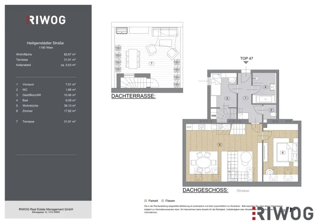 ROOFTOP LIVING - 32M² PRIVATE DACHTERRASSE MIT HOHE WARTE GRÜNBLICK - KLIMA - NÄHE U4