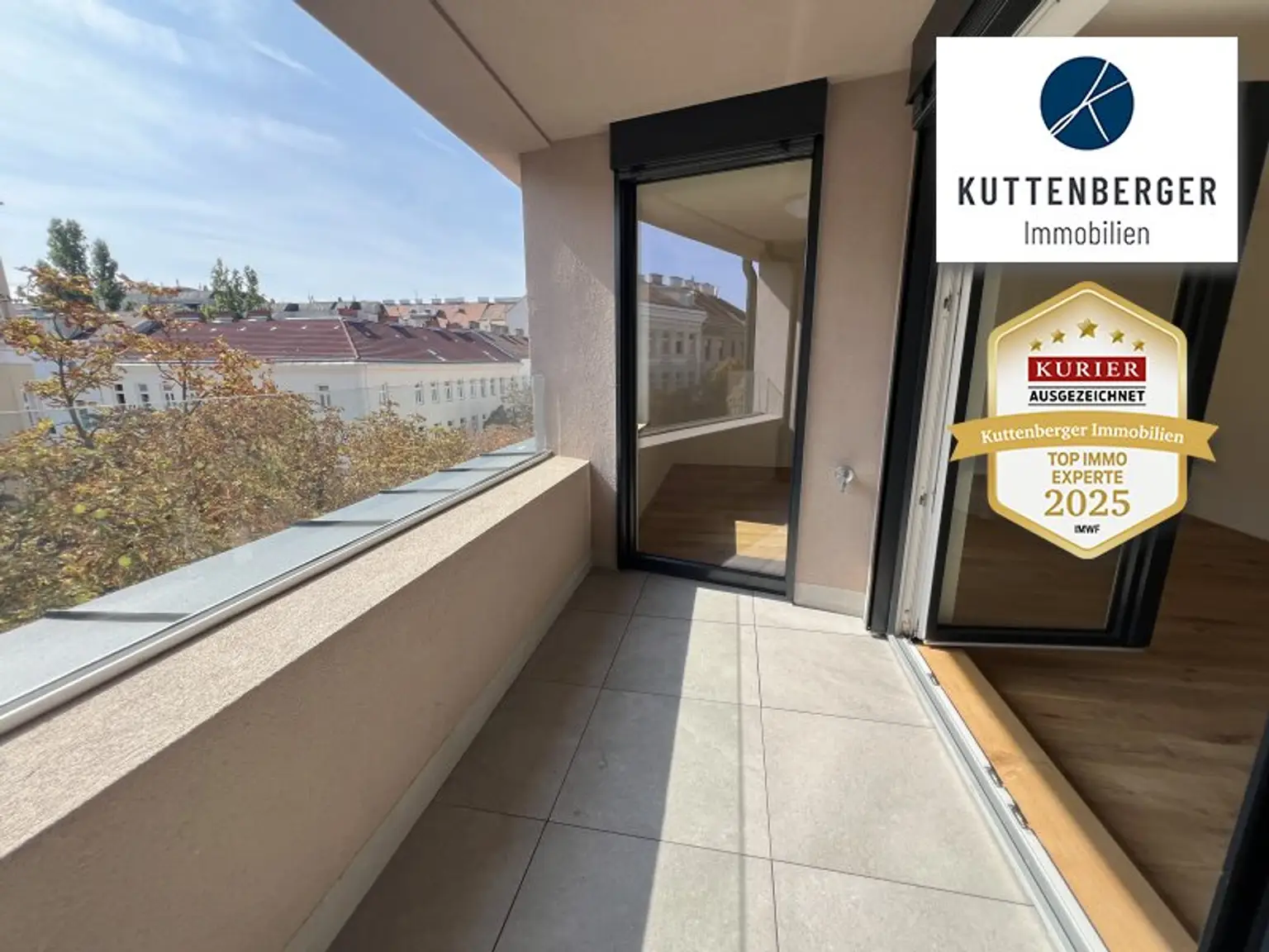 *Superprojekt: ''Über den Baumwipfeln" Top 44 Erstklassige 2-Zimmer Loggia - Wohnung + TRAUMHAFTE SÜDAUSRICHTUNG mit Blick auf die Kastanienbäume